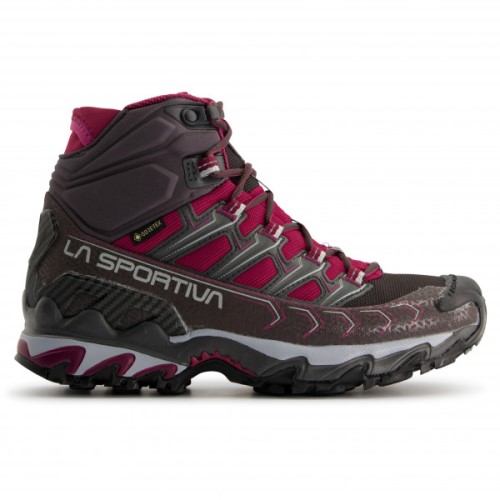 Women's Ultra Raptor Ii Mid Gtx La Sportiva Ireland Carbon Red Plum