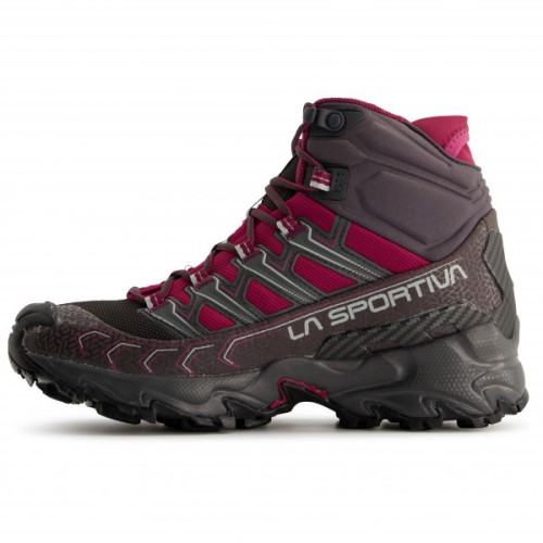 Women's Ultra Raptor Ii Mid Gtx La Sportiva Ireland Carbon Red Plum