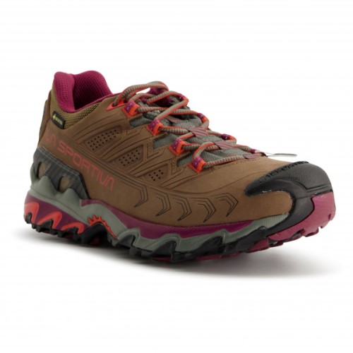 Women's Ultra Raptor Ii Leather Wide Gtx La Sportiva Ireland Taupe Red Plum