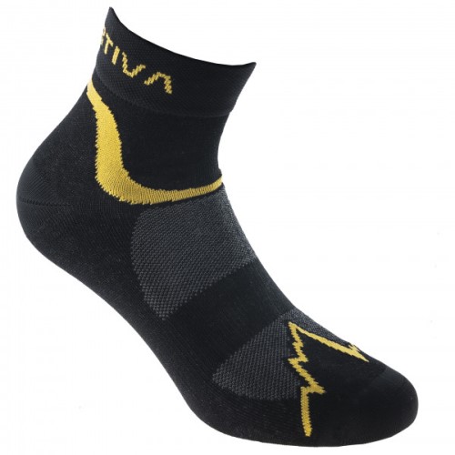Fast Running Socks La Sportiva Ireland Black Yellow