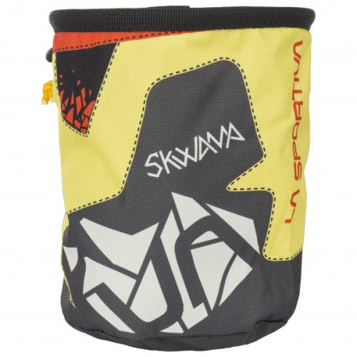Skwama Chalk Bag La Sportiva Ireland Yellow Grey Red White