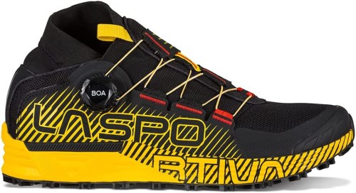 La Sportiva Ireland Black Yellow Mens Cyklon Trail Running Shoes W Boa Lacing System