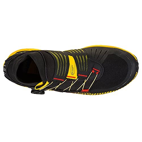 La Sportiva Ireland Black Yellow Mens Cyklon Trail Running Shoes W Boa Lacing System