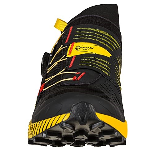 La Sportiva Ireland Black Yellow Mens Cyklon Trail Running Shoes W Boa Lacing System