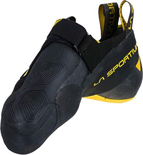 La Sportiva Ireland Black Yellow Mens Theory Rock Climbing Shoes