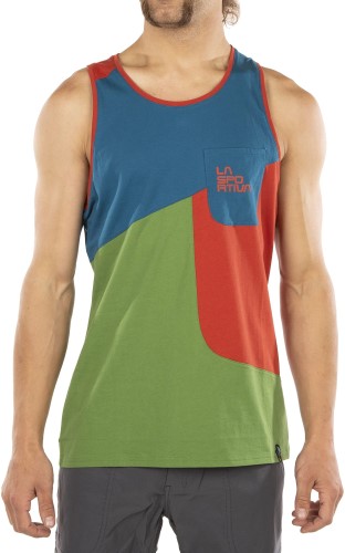 La Sportiva Ireland Mens Dude T-Shirt Kale Saffron Small