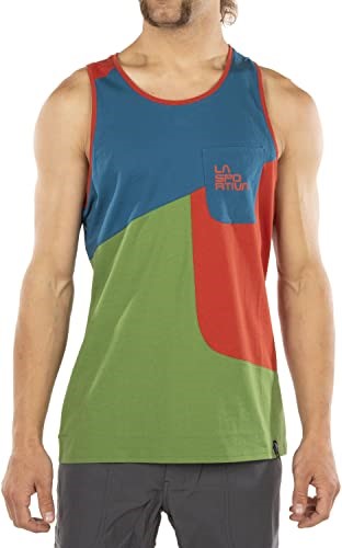 La Sportiva Ireland Mens Dude T-Shirt Kale Saffron Small