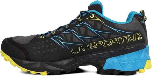 La Sportiva Ireland Multicoloured Carbon Tropic Blue 000 Men Akyra Trail Running Shoes