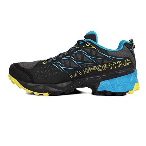 La Sportiva Ireland Multicoloured Carbon Tropic Blue 000 Men Akyra Trail Running Shoes