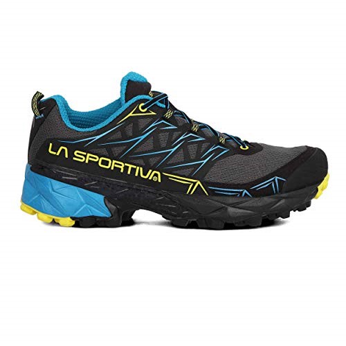 La Sportiva Ireland Multicoloured Carbon Tropic Blue 000 Men Akyra Trail Running Shoes