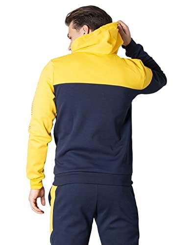 Le Coq Sportif Mens Saison 2 No.1 Logo Hoodie La Sportiva Ireland Blue
