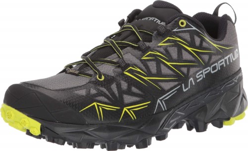 Mens Akyra Gtx Trail Running Shoes Carbon Apple Green La Sportiva Ireland