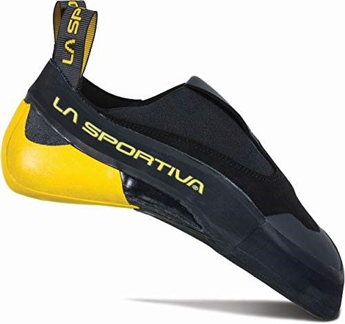 Mens Cobra 4:99 Rock Climbing Shoes La Sportiva Ireland Black Yellow
