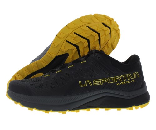 Mens Karacal Trail Running Shoe Black Yellow La Sportiva Ireland