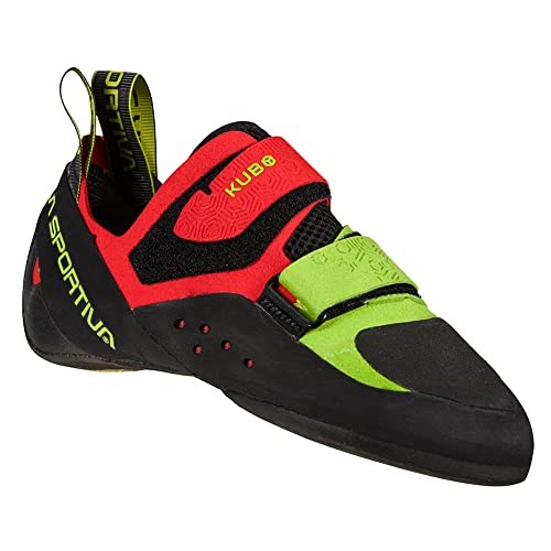 Mens Kubo Rock Climbing Shoes Goji Neon La Sportiva Ireland