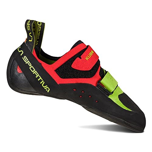 Mens Kubo Rock Climbing Shoes Goji Neon La Sportiva Ireland