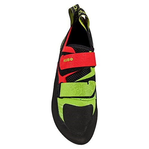 Mens Kubo Rock Climbing Shoes Goji Neon La Sportiva Ireland