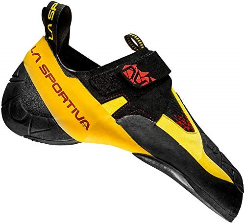 Mens Skwama Rock Climbing Shoes La Sportiva Ireland Black Yellow