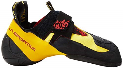 Mens Skwama Rock Climbing Shoes La Sportiva Ireland Black Yellow
