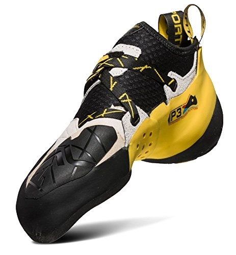 Mens Solution Rock Climbing Shoe White Yellow La Sportiva Ireland