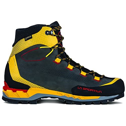 Mens Trango Tech Leather Gtx Mountaineering La Sportiva Ireland Black Yellow