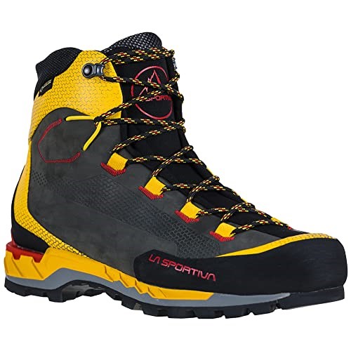 Mens Trango Tech Leather Gtx Mountaineering La Sportiva Ireland Black Yellow
