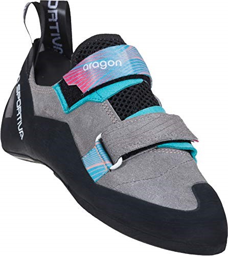Womens Aragon Rock Climbing Shoes La Sportiva Ireland Clay Hibiscus