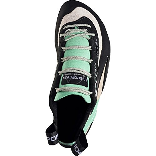 Womens Miura Rock Climbing Shoes La Sportiva Ireland White Jade Green