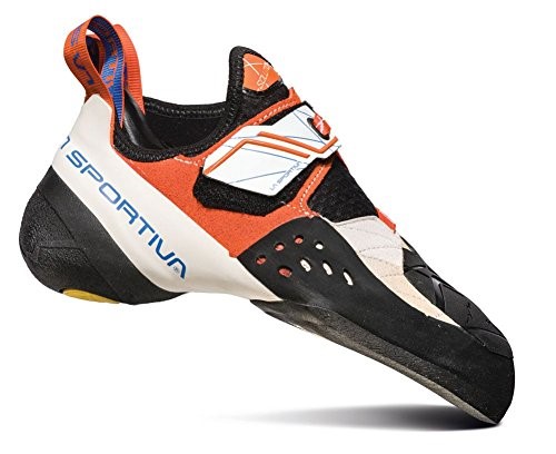 Womens Solution Rock Climbing Shoes White Lily Orange La Sportiva Ireland