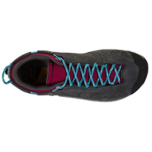 Womens Tx2 Evo Leather Approach Carbon Red Plum La Sportiva Ireland