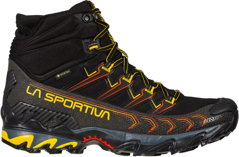La Sportiva Ireland Black Yellow Ultra Raptor Ii Mid Gtx Hiking Boots