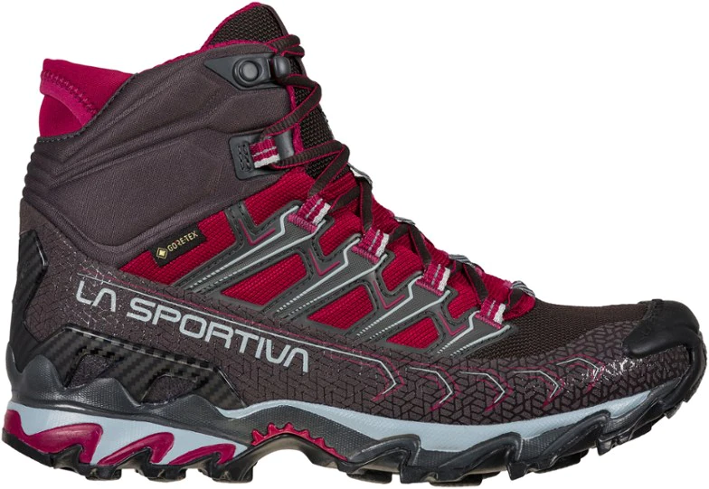 La Sportiva Ireland Carbon Red Plum Ultra Raptor Ii Mid Gtx Hiking Boots