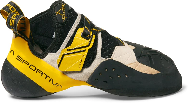 La Sportiva Ireland White Yellow Solution Climbing Shoes
