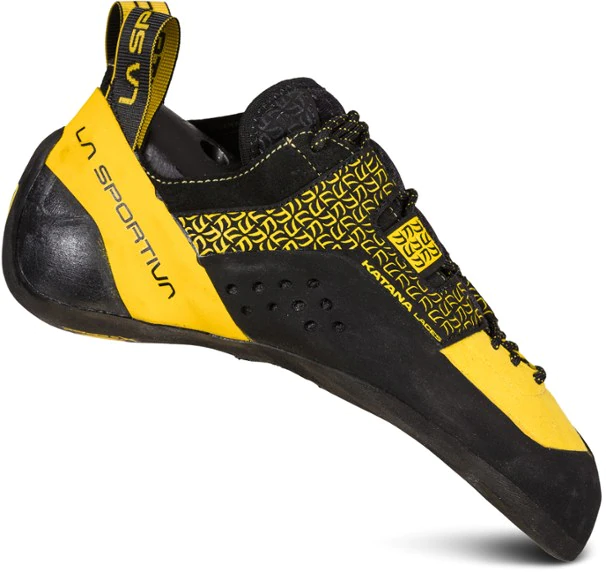 La Sportiva Ireland Yellow Black Katana Lace Climbing Shoes