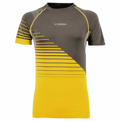 Complex Mens T-Shirt Carbon Yellow La Sportiva Ireland