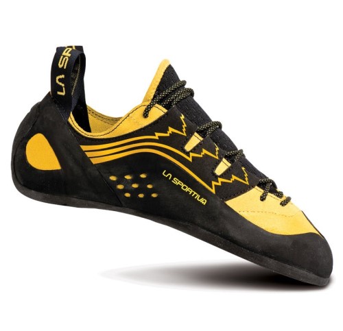 Katana Lace Unisex Climbing Shoe La Sportiva Ireland Yellow Black