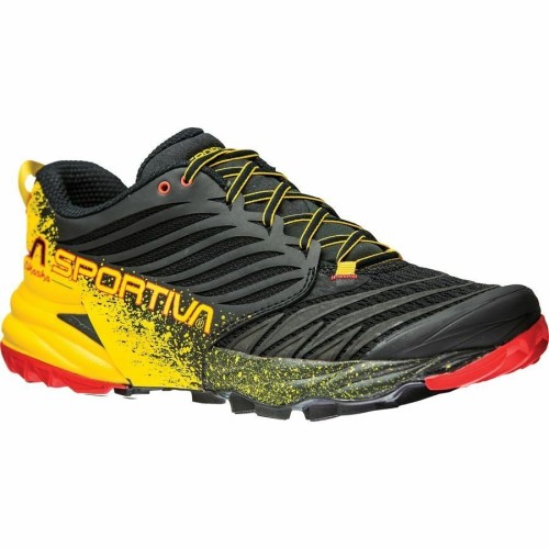 La Sportiva Ireland Black Yellow Akasha Mens Trail Running Shoe