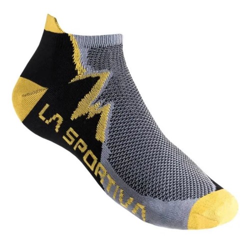 La Sportiva Ireland Grey Yellow Climbing Socks