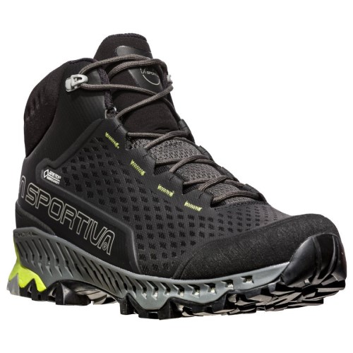 Stream Gtx Mens Hiking Boot La Sportiva Ireland Carbon Apple Green