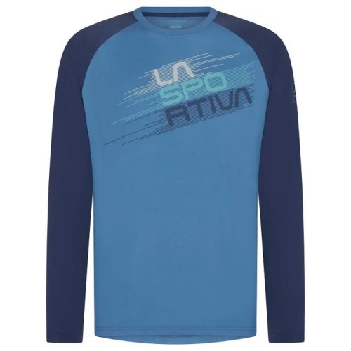 Stripe Evo Long Sleeve Mens Top Atlantic Night Blue La Sportiva Ireland