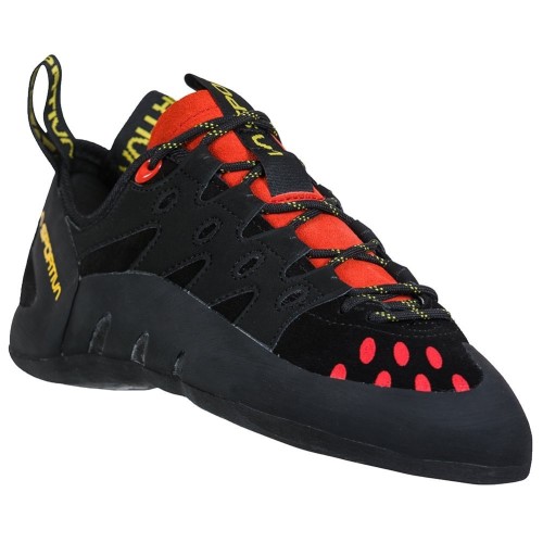 Tarantulace Mens Climbing Shoe La Sportiva Ireland Black Poppy