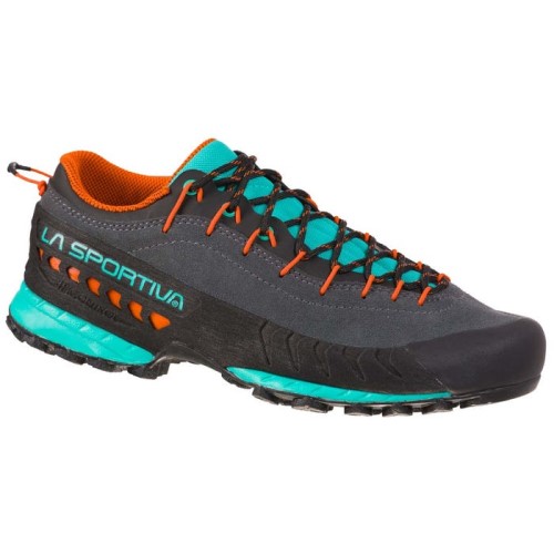 Tx4 Womens Approach Shoe La Sportiva Ireland Carbon Aqua