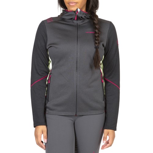 Cosmic Hoody W La Sportiva Ireland Carbon Celadon