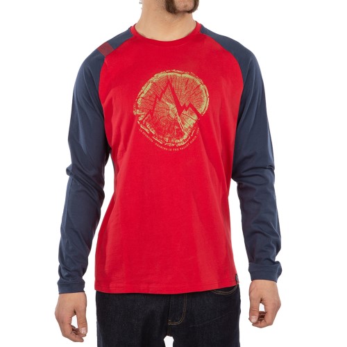Cross Section Long Sleeve M La Sportiva Ireland Tango Red Night Blue