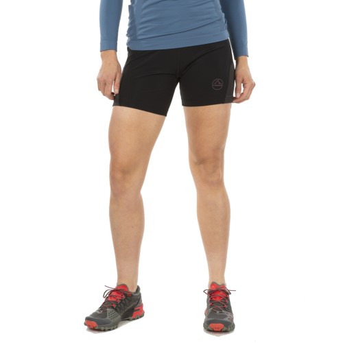 La Sportiva Ireland Black Red Plum Triumph Tight Short W